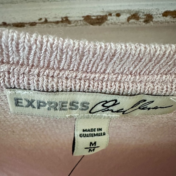 NEW* EXPRESS High/Low Light Pink Top | Size Medium - Picture 5 of 6